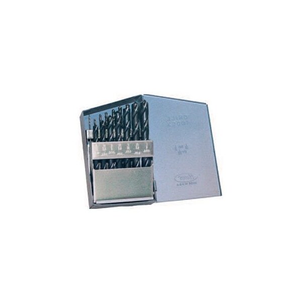 Champion Cutting Tool 15 Piece 705LH Left Hand Jobber Drill Set, 1/16in - 1/2in by 32nds, Champion CHA 115LH - main